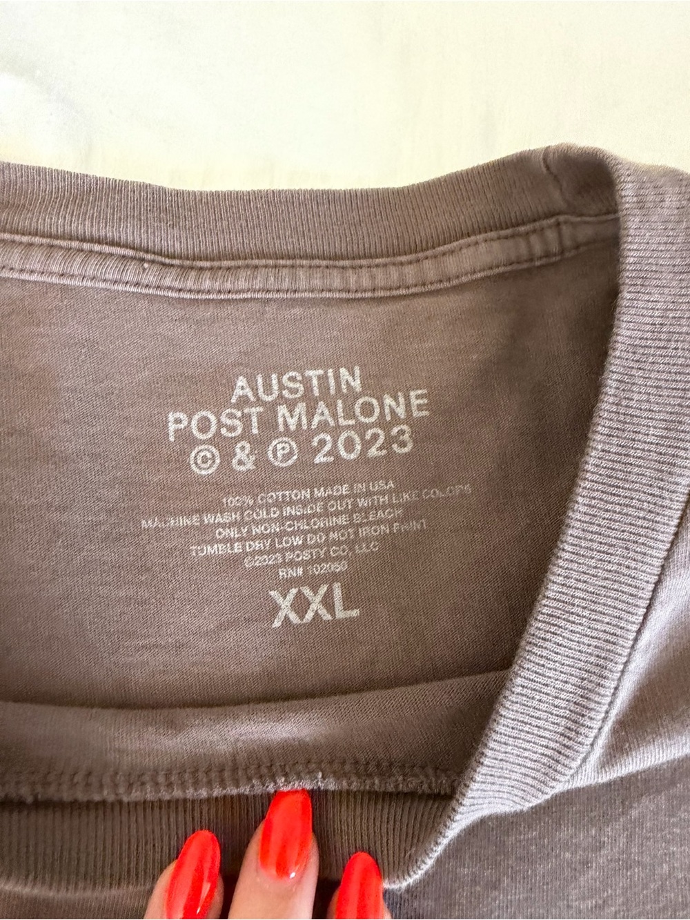 Post Malone 2023 tour tee - Picture 3 of 4